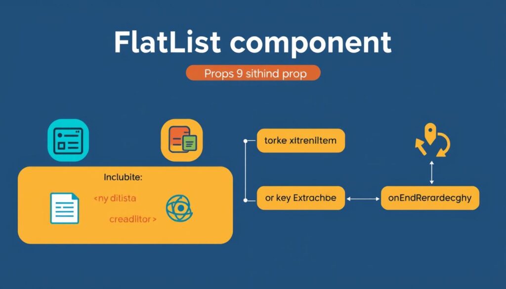 FlatList key props and methods